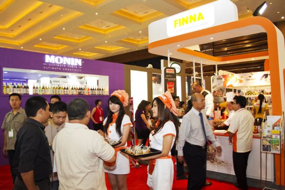 Food & Hotel Indonesia 2013 – Tastings on the show floor at Indonesia’s leading Food & Hotel Exhibition.