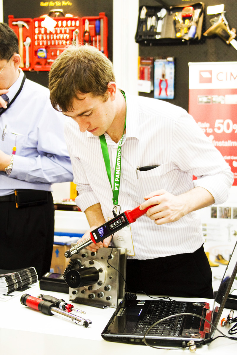 Manufacturing Indonesia: International exhibitor demonstrates precision Torque technology at South East Asia’s largest Tool & Hardware Exhibition.